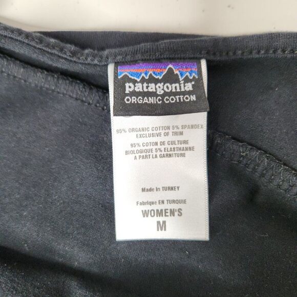 Patagonia, Women Sleeveless Dress, Size M, Black, 95% Organic Cotton, 5% Spandex - Picture 7 of 7